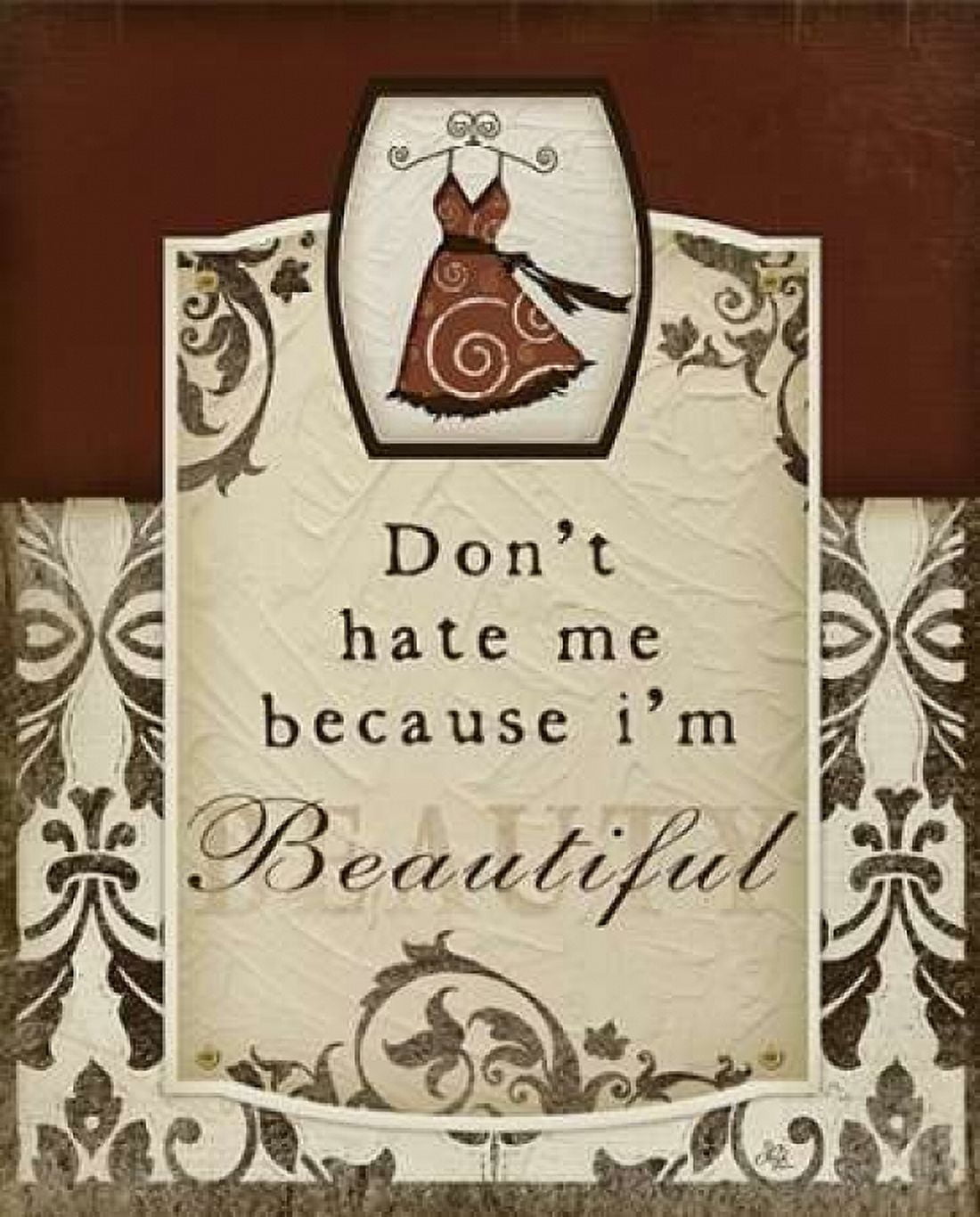 Dont Hate Me Canvas Art - Jennifer Pugh (20 x 24)