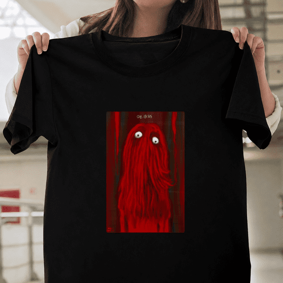 Dont Hug Me Im Scared Red Guy Retro Puppet Internet Meme Unisex T-ShirtPlus Size S–5XL Available
