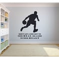 thumbnail image 1 of Dont Let A Win Get To Your Head Basketball Quotes Sport Inspiration Quote Wall Decal Vinyl Art Sticker Design for Boys/Girls Room Home Court Bedroom Decor Wall Art Mural Decoration Size (20x12 inch), 1 of 1