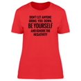 thumbnail image 1 of Dont Let Anyone Bring You Down Tee Men's -Image by Shutterstock, 1 of 2