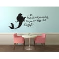 thumbnail image 1 of Dont Let What You Cant Do Stop You From Doing What You Can Do Little Mermaid Quote Vinyl Wall Art Sticker Wall Decal Decoration Home Room Nursery Kids Room Boy Girl Kinder Wall Décor Size (27x30 inch), 1 of 3