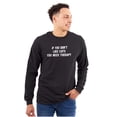 thumbnail image 1 of Dont Like Cats You Need Therapy Funny Long Sleeve TShirt Men Women Brisco Brands L, 1 of 6