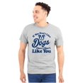 thumbnail image 1 of Dont Like Dogs or You Funny Pet Plus Size Crewneck Graphic Tee Shirt Brisco Brands 2X, 1 of 4