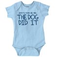 thumbnail image 1 of Dont Look at Me the Dog Did it Romper Boys or Girls Infant Baby Brisco Brands 24M, 1 of 7