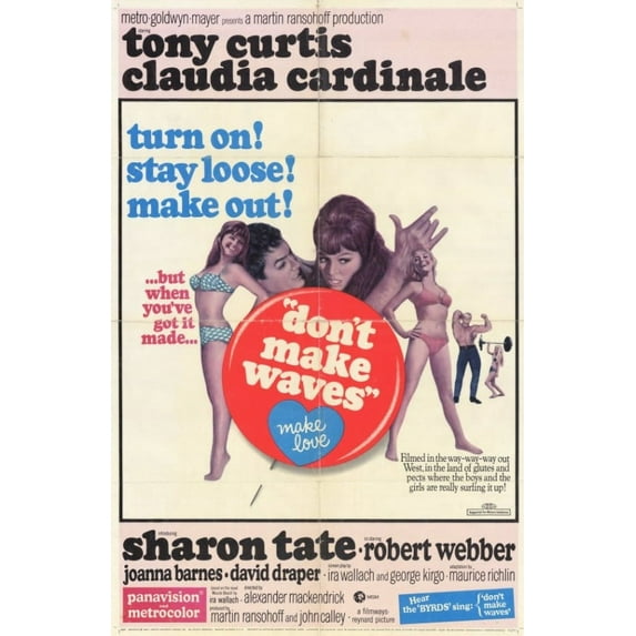 Dont Make Waves Movie Poster (11 x 17)