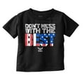 thumbnail image 1 of Dont Mess With Best US Navy Flag Toddler Boy Girl T Shirt Infant Toddler Brisco Brands 3T, 1 of 6