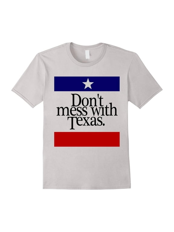 Dont Mess With Texas Logo America Usa Texan Vintage White T-Shirt