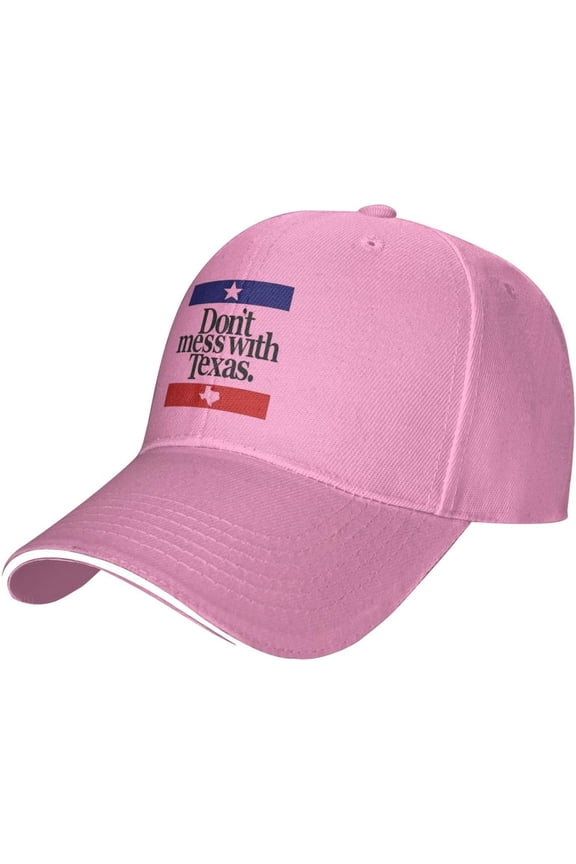 Dont Mess with Texas Baseball Cap Men Ponytail Hat Women Dad Hat Sun Hat Adjustable Trucker Hat Black