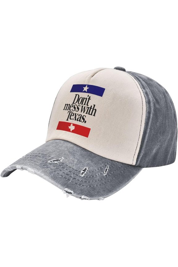 Dont Mess with Texas Cowboy Hat Vintage Washed Baseball Cap Women Sun Hat Men Hat Dad Hat Trucker hat Dark Red