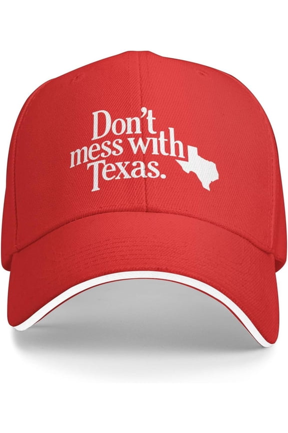 Dont Mess with Texas Trucker Hat Baseball Cap Funny Outdoor Travel Dad Caps
