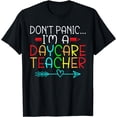 thumbnail image 1 of Dont Panic im a Daycare Teacher T-Shirt, 1 of 4