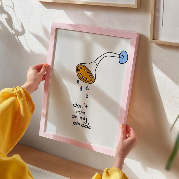 Dont Rain On My Parade Poster, Unframed Paper Poster 8x10in