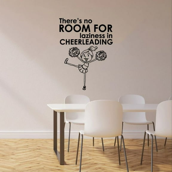 Dont Say Cheerleads Arent Athletes Until You've Been One - Cheerleader Quote Vinyl Wall Sticker Art Decal Girls Boys Kids Room Design Bedroom Gym Athlete House Home Decor Decoration Size (10x8 inch)