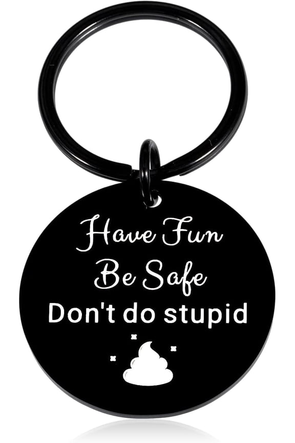 Dont Do St Keychains Back to School Gifts for Son Daughter from Mom Dad First Day of School Gifts Teen Boys Gift 14 16 18 Stocking Stuffers Girls Christmas Kid Valentines Day Birthday Graduation Gift