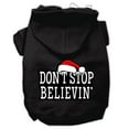thumbnail image 1 of Dont Stop Believin Screenprint Pet Hoodies, Black - 3XL - Size 20, 1 of 1