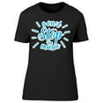 thumbnail image 1 of Dont Stop The Music Art T-Shirt Women -Image by Shutterstock, Female Large, 1 of 2