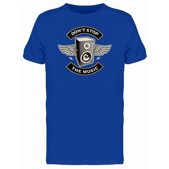 Dont Stop The Music Graphic T-Shirt Men -Image by Shutterstock, Male Small