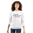 thumbnail image 1 of Dont Succeed Fix Ponytail Start Again Women Crewneck Sweatshirt Brisco Brands S, 1 of 6