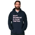 thumbnail image 1 of Dont Sugarcoat It Cute Sweet Foodie Unisex Plus Fleece Graphic Hoodie Brisco Brands 5X, 1 of 4
