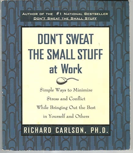 Pre-Owned Dont Sweat the Small Stuff Hardcover Richard Carlson