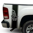 thumbnail image 1 of Dont Tread On Me Gadsden Flag Rear Truck Bed Vinyl Decal Sticker Compatible with most Pickup Trucks Christopher Gadsden Flag 1775 Timber Rattlesnake Decal (11" x 35", Black), 1 of 8