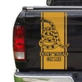 thumbnail image 1 of Dont Tread On Me Gadsden Flag Truck Tailgate Vinyl Decal Sticker Compatible with most Pickup Trucks Christopher Gadsden Flag 1775 Timber Rattlesnake Decal (11" x 25", Imitation Gold), 1 of 8