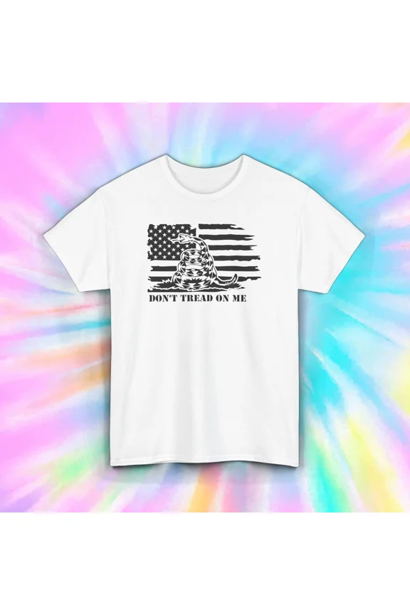 Dont Tread On Me Patriotic Gadsden Flag American Unisex T-Shirt up to size 5XL