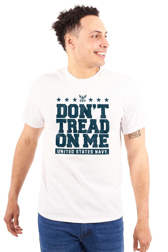 Dont Tread On Me United States Navy Men's Graphic T Shirt Tees Brisco Brands M
