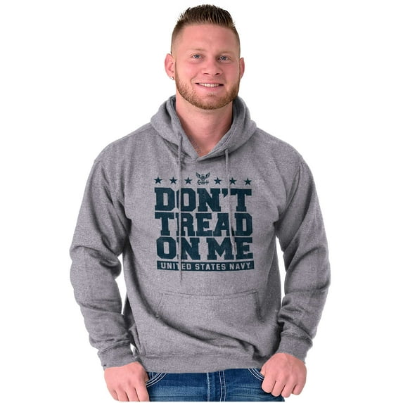 Dont Tread On Me United States Navy Unisex Plus Size Hoodie Brisco Brands 4X