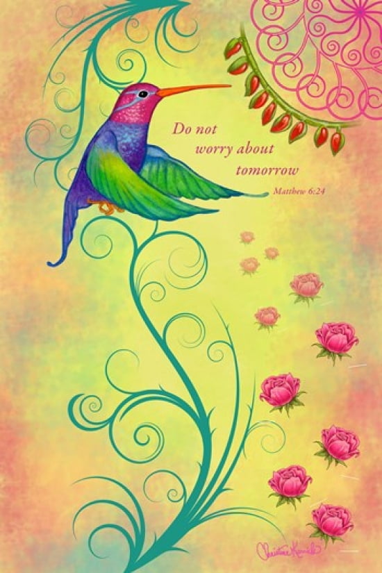 Dont Worry About Tomorrow Canvas Art - Christine Kerrick (17 x 26)