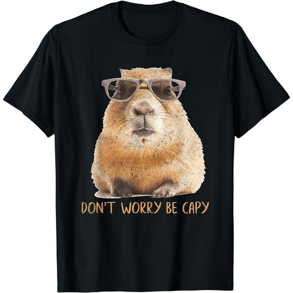 Dont Worry Be Capy Capybara T-Shirt