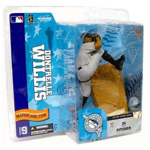 Dontrelle Willis Action Figure Gray Jersey Variant MLB Florida Marlins