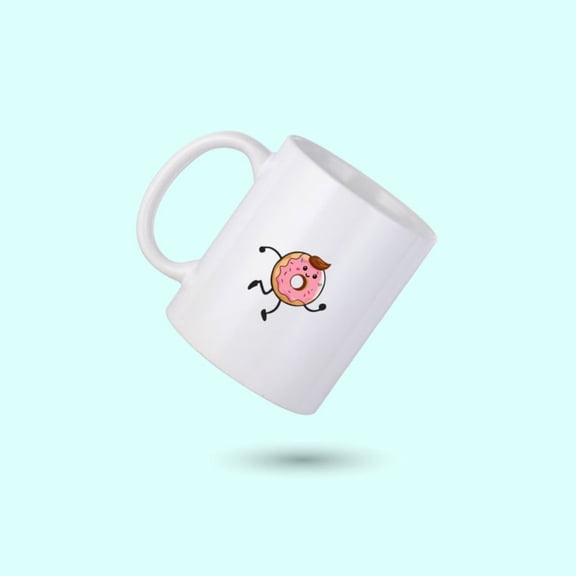 Donuoffee Mug, Donut Pernalized Mug, Fun Cute Donuoffee Cup, Donu Lover Mug, Gift Him, Gift Her, Co-worker Gift.