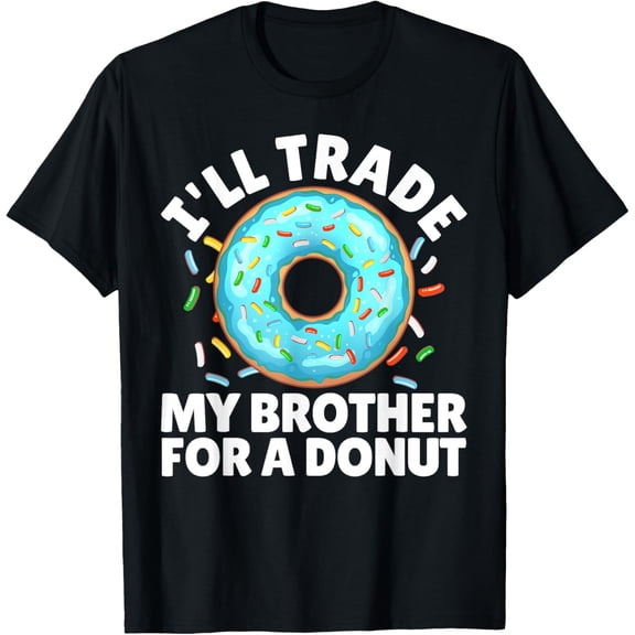 Donut Art For Boys Girls Kids Brother Doughnut Lover Donuts T-Shirt