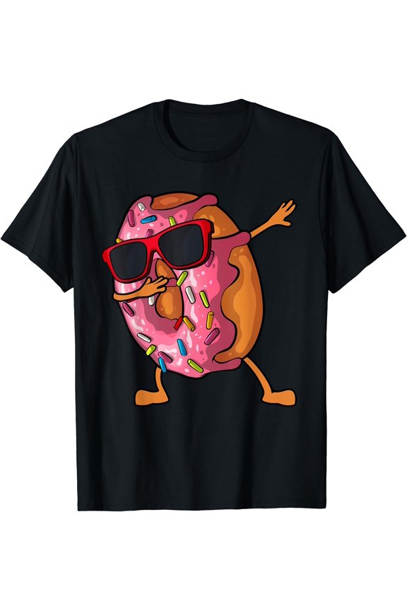 Donut Art For Men Women Kids Dabbing Doughnut Donut Lover T-Shirt