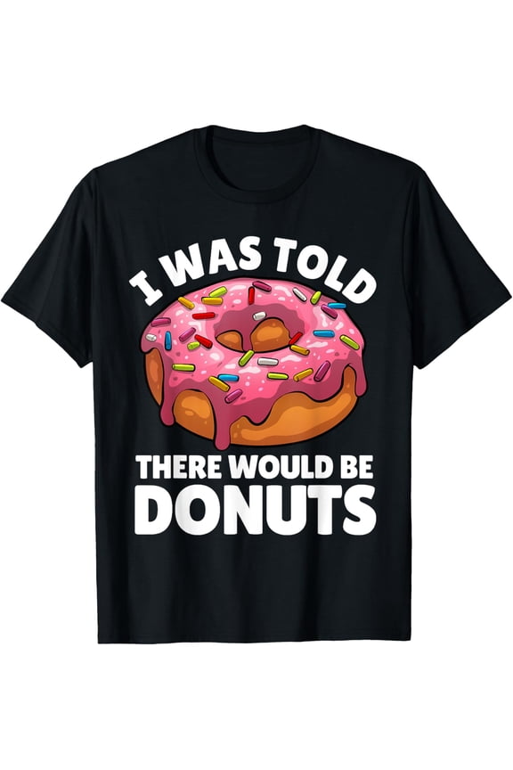 Donut Art For Men Women Kids Doughnut Novelty Lover Donut T-ShirtMen and women can wear, black T-shirts, gifts. Age: M,L，XL 2XL, 3XL, 95XL