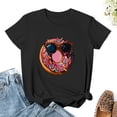 thumbnail image 1 of Donut Art For Women Dabbing Doughnut Donut Lover T-Shirt M, 1 of 4