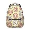thumbnail image 1 of Donut Backpack for School - Cute & Functional Bag for Students & Adults, Large Capacity Laptop Backpack for Work, Commute, Campus, Trendy Donut Graphics, Durable Material, Sweet Donut Gift, 1 of 6