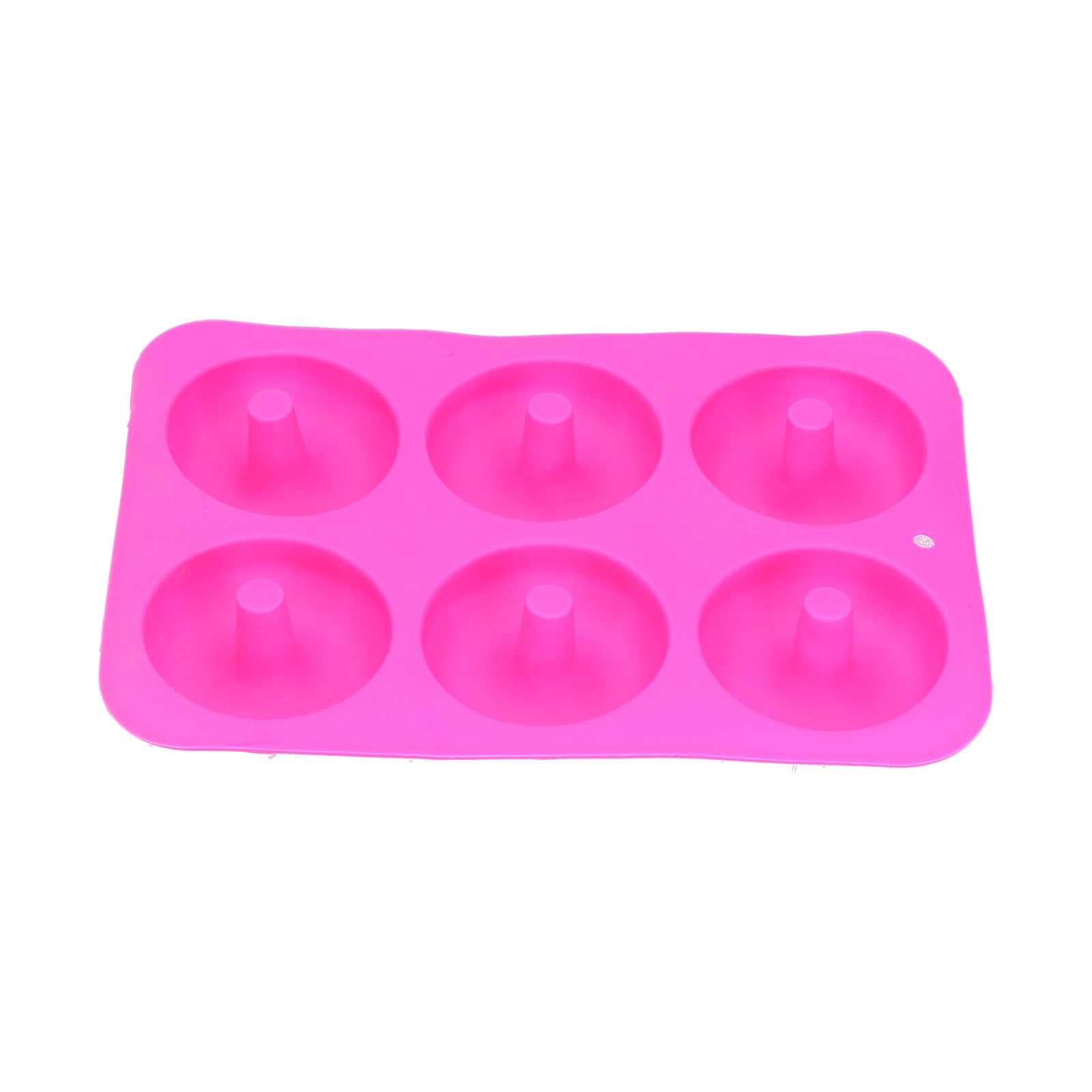 Donut Baking Pans 6 Grid Silicone Non Stick Donut Moulders for DIY