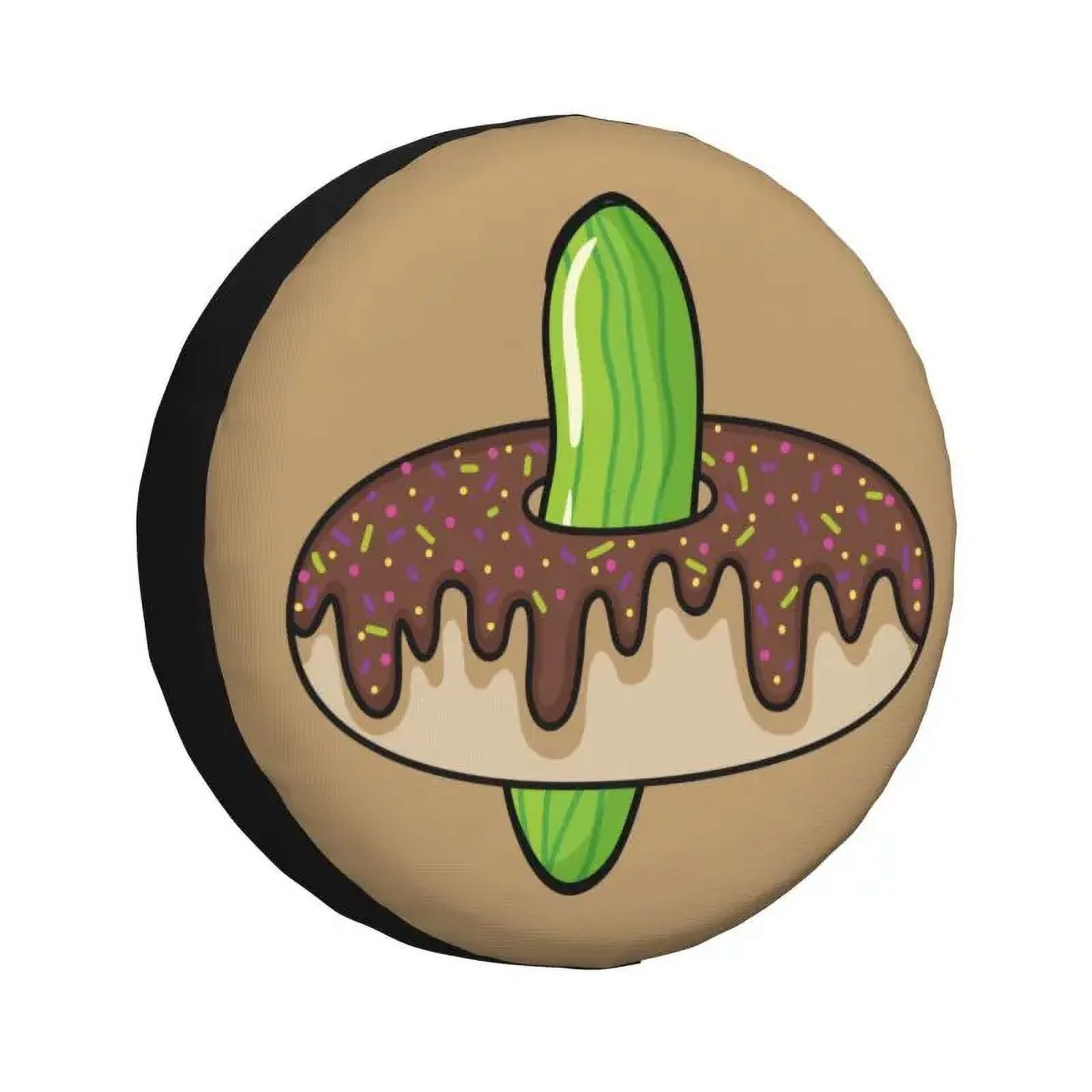 Donut Blue Spare Tire Cover for Pajero Food Doughnut SUV RV Camper Car ...