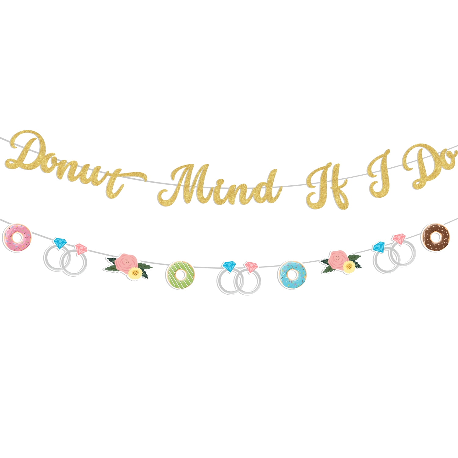 Donut Bridal Shower Decorations, Donut Mind If I Do Banner, Sweet ...