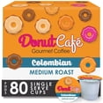 thumbnail image 1 of Donut Café Colombian Blend, Single Serve Premium Coffee Pods for K-Cup Brewers, Medium Roast, 80 Ct, 1 of 7