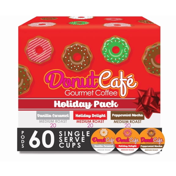 Donut Cafe Holiday Pack - 60 count