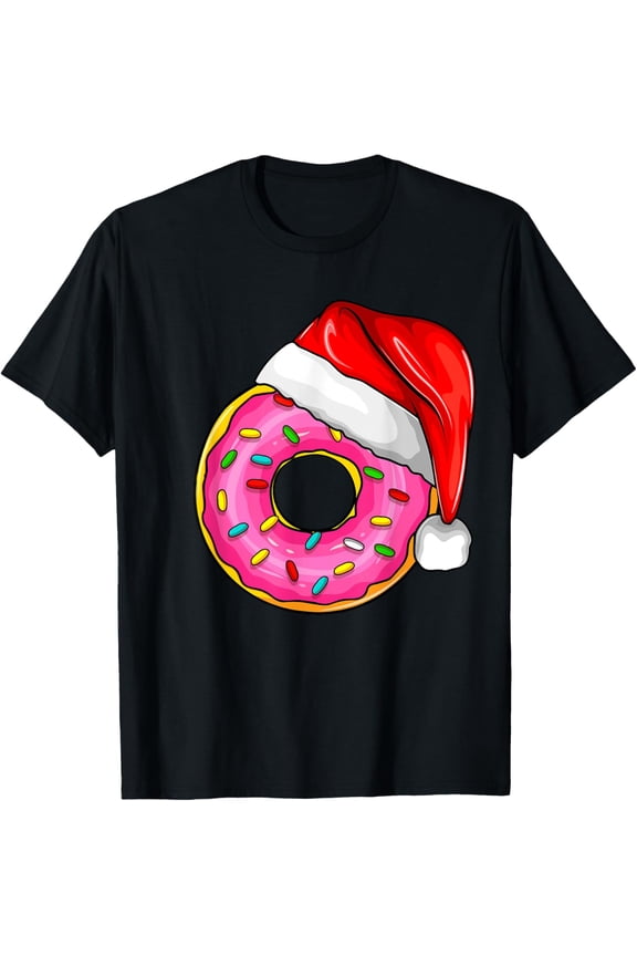 Donut Christmas Xmas Doughnut Women Kids Men T-Shirt