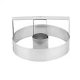 thumbnail image 1 of Donut Cutter With Handle, Stainless Steel Round Cutter, Circle Cutter, Multi-Functional Dough Slicing Tool Baking Molds, 1 of 5