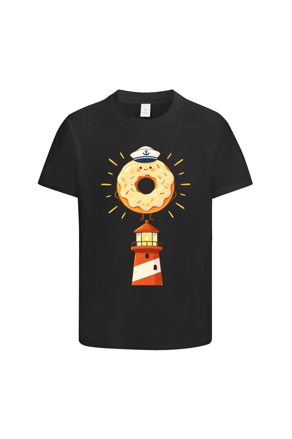 Donut Day Shirt for Men and Women, Funny Donut Shirt for Dessert Lovers, Novelty Donuts T shirt with Creative Patterns, Funny Donuts Graphic Tee for Party, Doughnut Lover Shirts for Holiday (3XL)