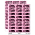 thumbnail image 1 of Donut Do Not Give Up Teacher Student School Sticker Set - Light Pink - Gloss Finish - 1.75" Medium, 1 of 7
