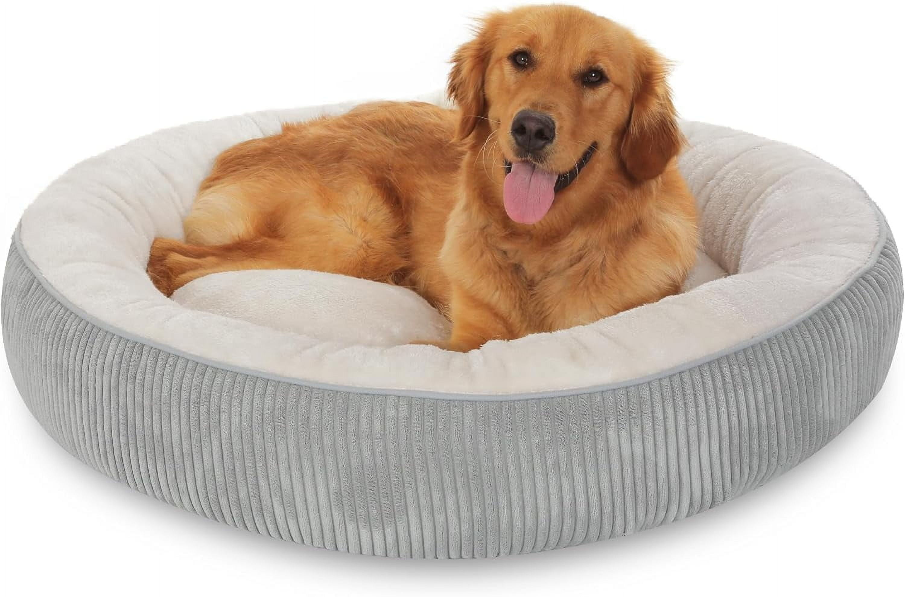 Donut Dog Bed,36 Inches Calming Round Dog Beds for Large Dogs,Washable — free download