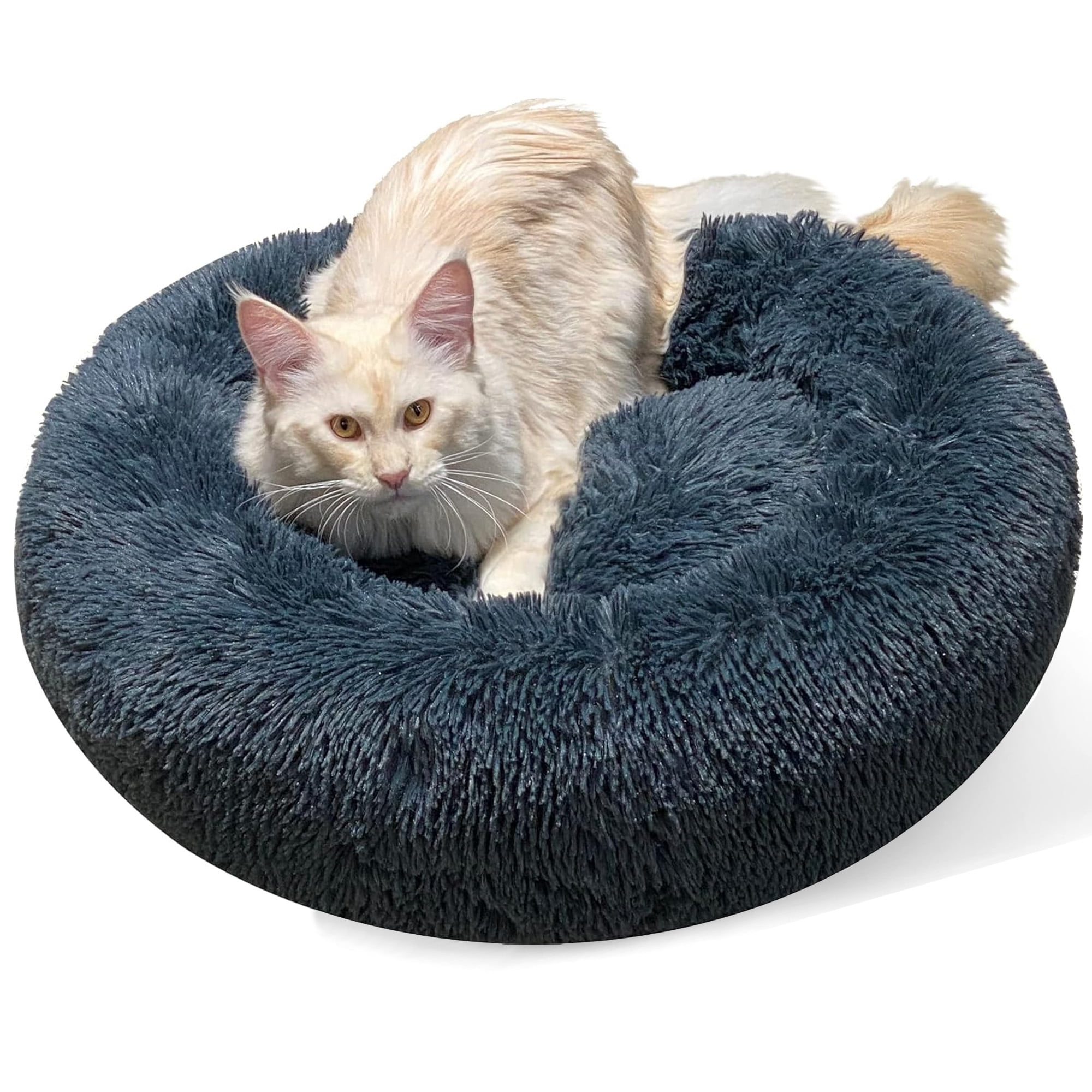 Donut Dog Bed Anti-Anxiety, Self Warming, Cozy Soft Plush