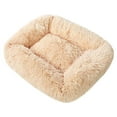 thumbnail image 1 of Donut Dog Cat Bed Cozy Cave for Improved Sleep - Self-Warming Calming Cuddler Burrow Bed, Soft Plush Pet Cushion for Small Medium Dogs & Cats, 1 of 6